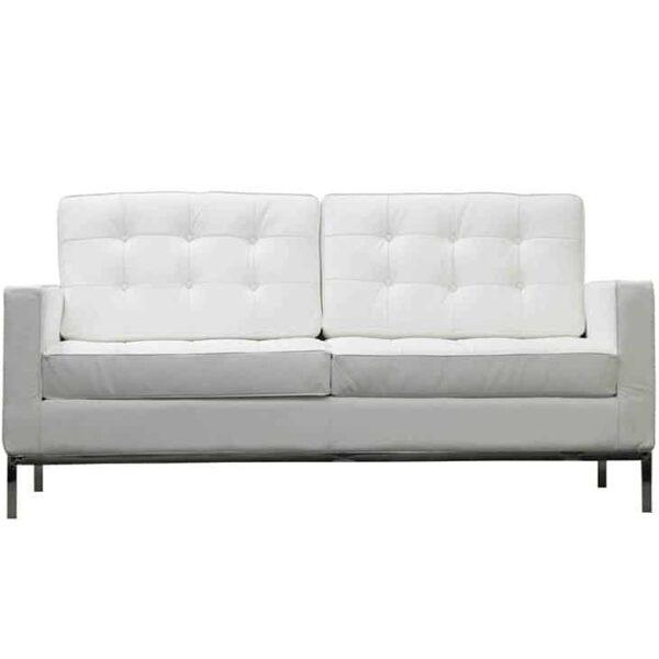 CITY LOFT LOVESEAT WHITE