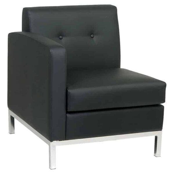 Madison Black Right Arm Chair