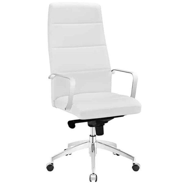 CONTINENTAL HIGH BACK EXECUTIVE CHAIR WHITE