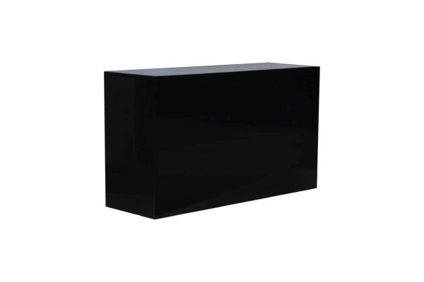6FT BLACK ACRYLIC BAR