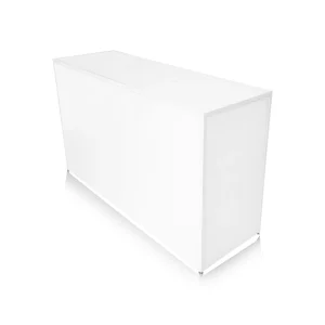 6FT BLANC REGISTRATION COUNTER W/CABLE GROMMETS