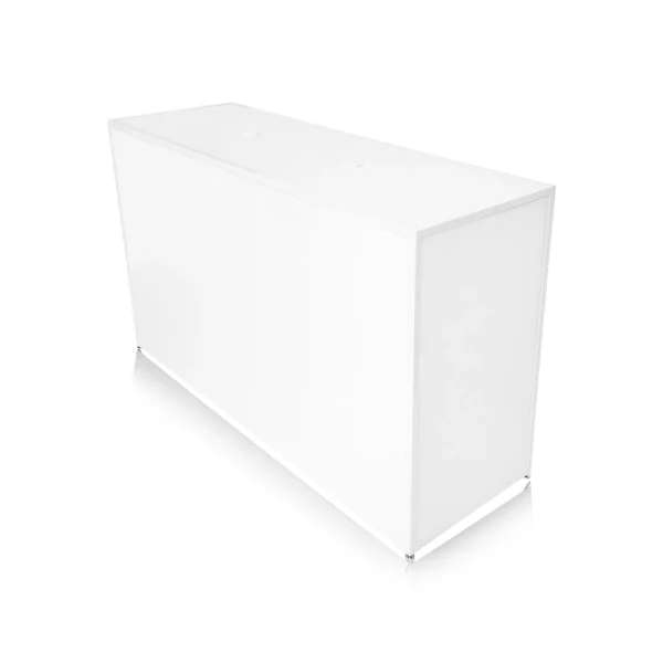 6FT BLANC REGISTRATION COUNTER W/CABLE GROMMETS