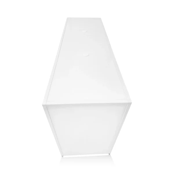 6FT BLANC REGISTRATION COUNTER W/CABLE GROMMETS - Image 2