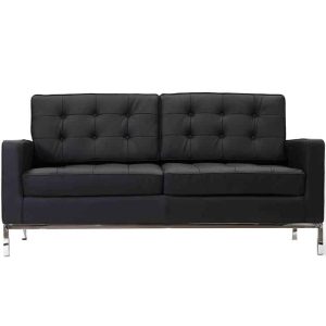 CITY LOFT LOVESEAT BLACK