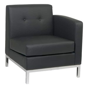 Madison Black Left Arm Chair