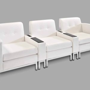 MADISON POWER UP WHITE MODULAR SOFA