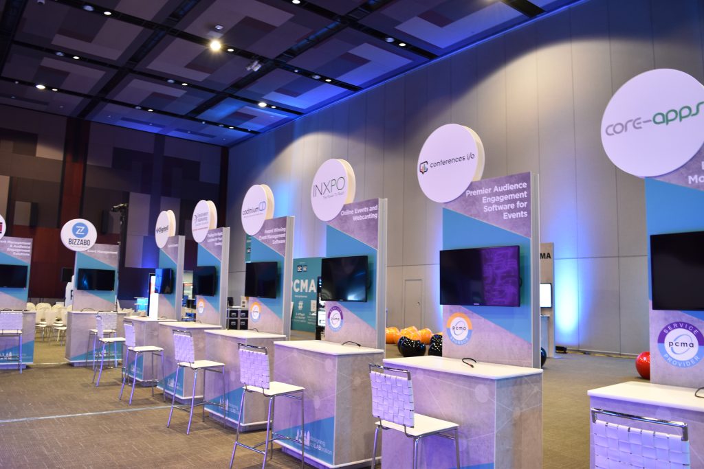 Event rental FAQs: corporate event furniture set by Modern Event Rental