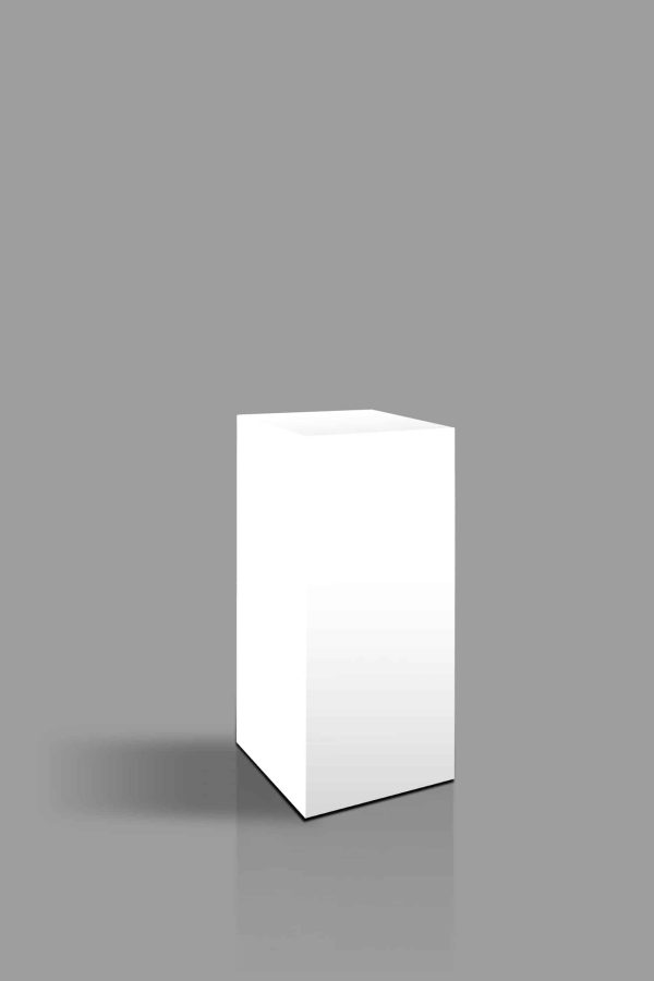 SHORT WHITE PEDESTAL