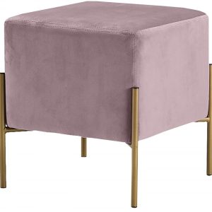 SOPHIA BLUSH PINK OTTOMAN