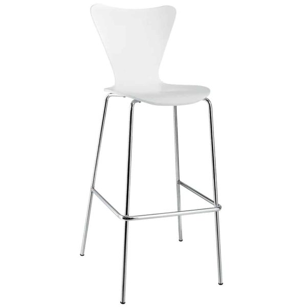 TENDY BAR STOOL WHITE