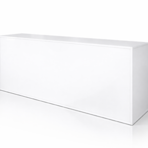 8ft Blanc Registration Counter rental New Orleans