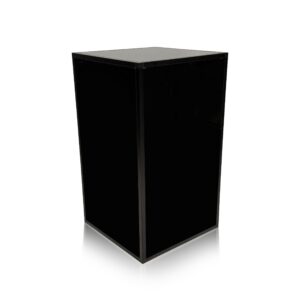 Black Acrylic Corner Bar rental New Orleans